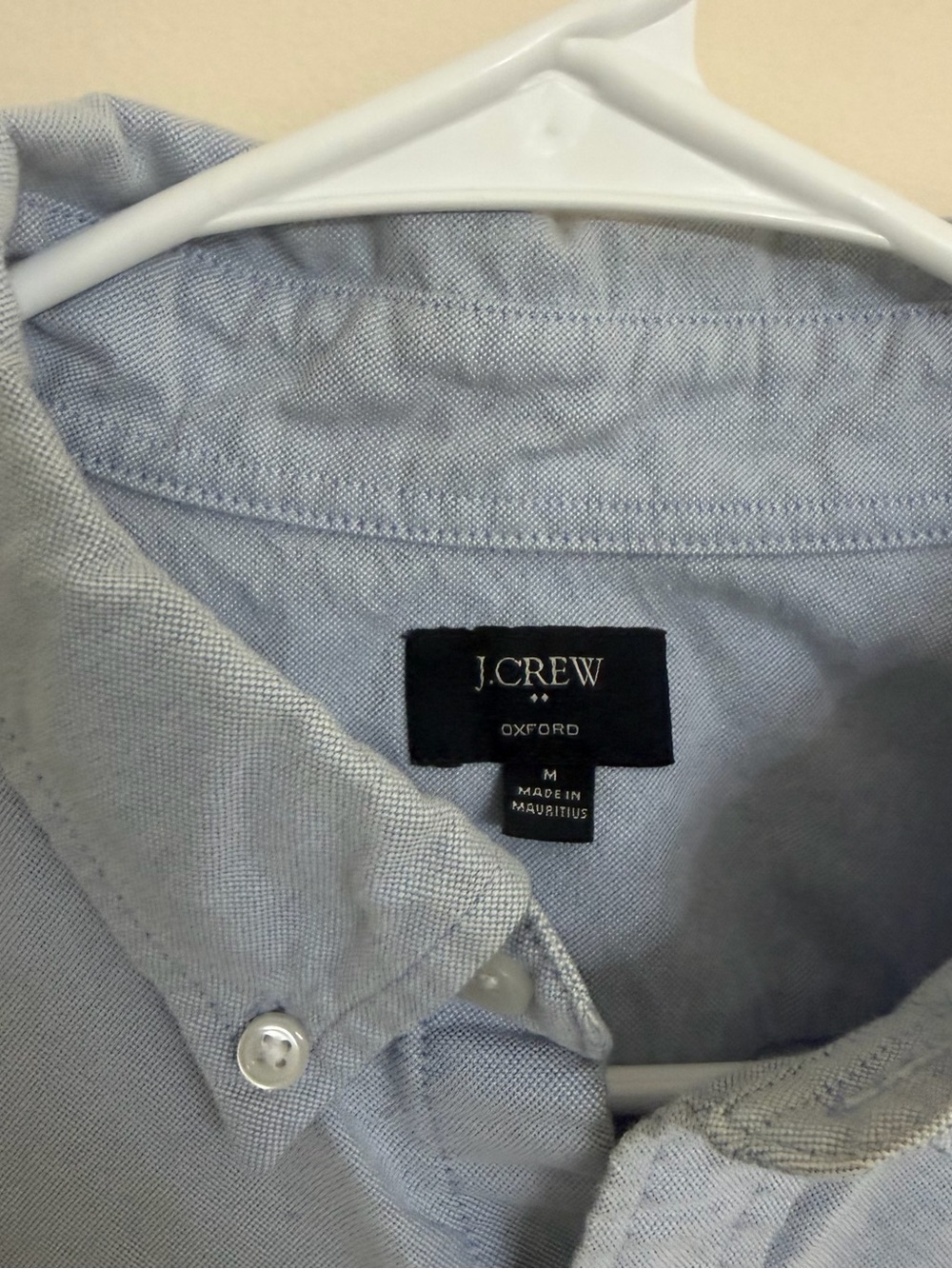J. Crew Light Blue Oxford Button-Down Shirt